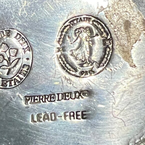 Pierre Deux Basketweave Pewter Box Small trinket - Picture 10 of 13